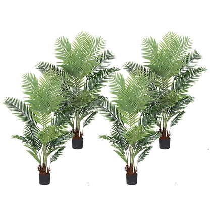 SOGA 4X 165cm Artificial Swallowtail Sunflower Fake Decoration Tree Flower Pot Plant • LUZ-APlantFHS165X4