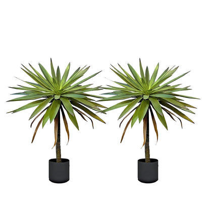 SOGA 2X  90cm Yucca Tree Giant Palm Lily Living Room Artificial Plant Home Accent Decor • LUZ-APlantFHDJL901X2