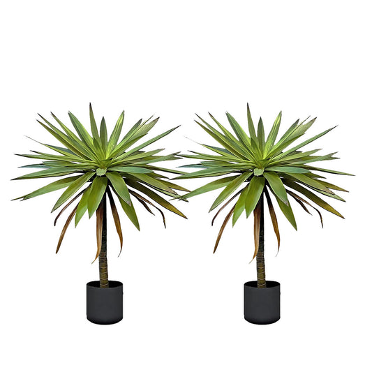 SOGA 2X  90cm Yucca Tree Giant Palm Lily Living Room Artificial Plant Home Accent Decor • LUZ-APlantFHDJL901X2