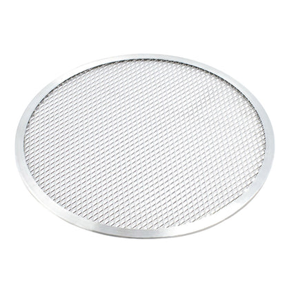 SOGA 12-inch Round Seamless Aluminium Nonstick Commercial Grade Pizza Screen Baking Pan • LUZ-PizzaScreen11707