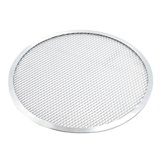 SOGA 12-inch Round Seamless Aluminium Nonstick Commercial Grade Pizza Screen Baking Pan • LUZ-PizzaScreen11707