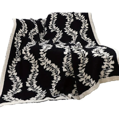 SOGA 130x170cm Throw Blanket Retro Vine Pattern Casual Stylish Cozy • LUZ-Blanket932