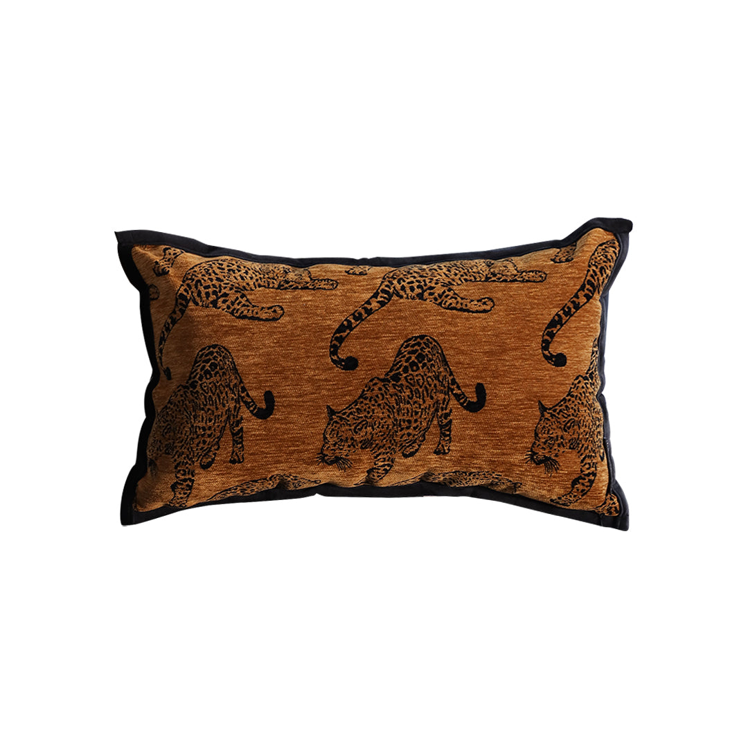 SOGA 30cm Throw Pillow Dark Brown Leopard Lumbar Decorative Cushion for Living Room • LUZ-FrenchCushion300