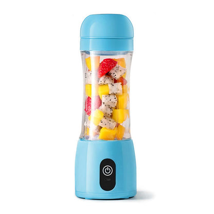 SOGA 380ml Portable Mini USB Rechargeable Handheld Fruit Mixer Juicer Blue • LUZ-JuicerMiniBlue