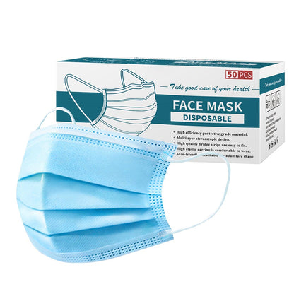 60 Pcs Anti Dust Filter Disposable Protective Sanitary Face Mask • LUZ-DMaskX50