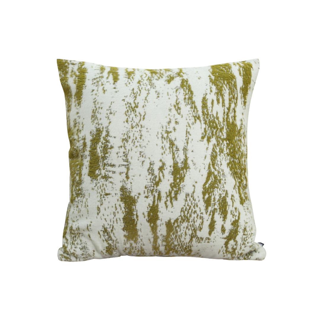 SOGA 50cm Throw Pillow White and Olive Green Deluxe Polyester Fiber and Cotton  for Home Decor • LUZ-FrenchCushion327