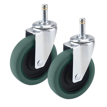 SOGA 2X 4" Heavy Duty Polyurethane Swivel Castor Wheels • LUZ-FC1511WheelsX2