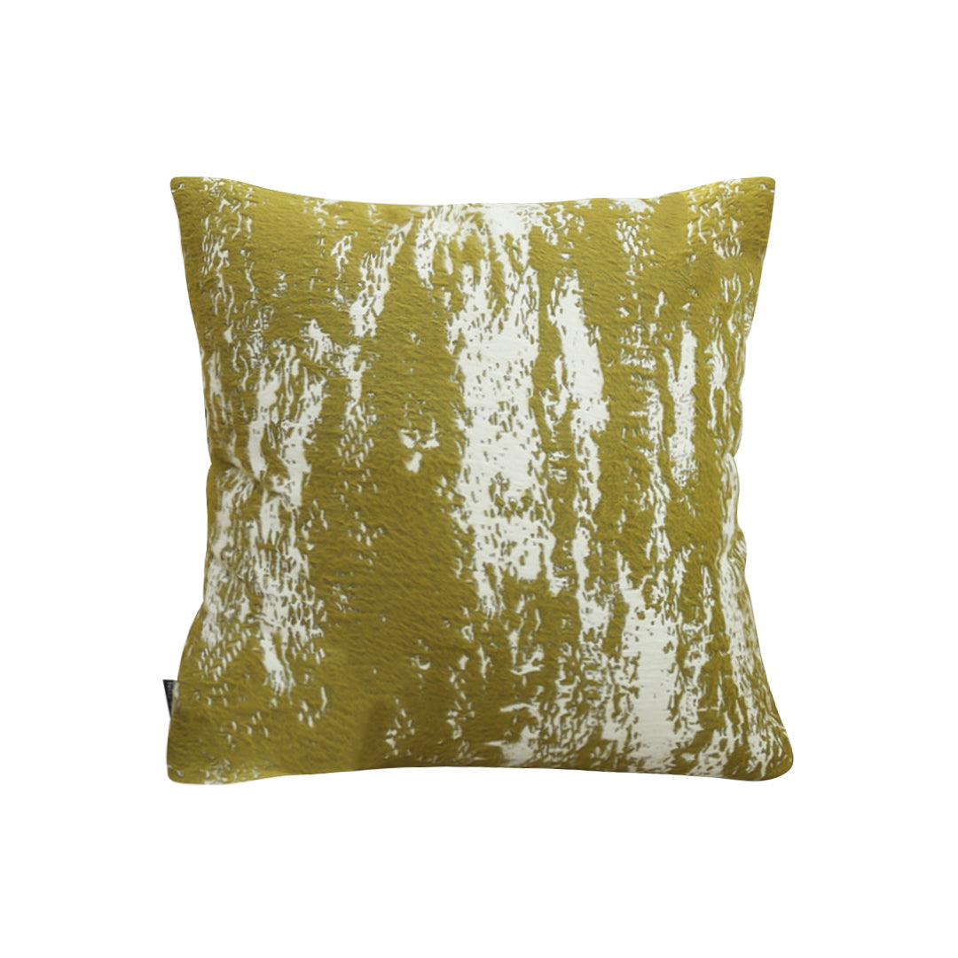 SOGA 50cm Throw Pillow White and Olive Green Plush Polyester Fiber and Cotton for Home Decor • LUZ-FrenchCushion328