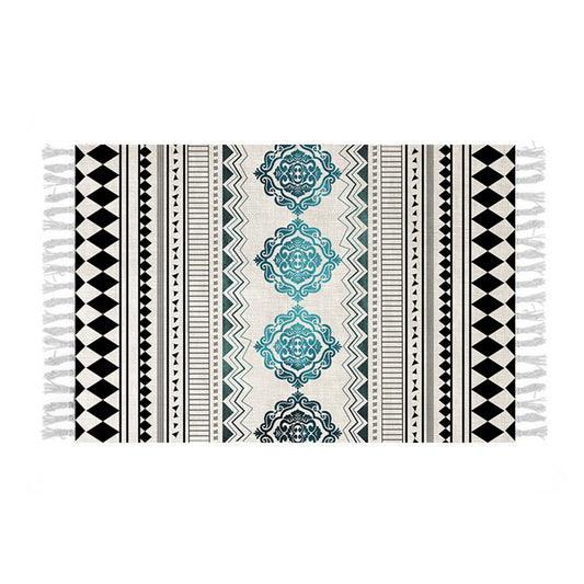 SOGA 90cm Boho Bathroom Rug Vintage Kitchen Area Runner Rugs, Home Decor • LUZ-CarpetFLSA49
