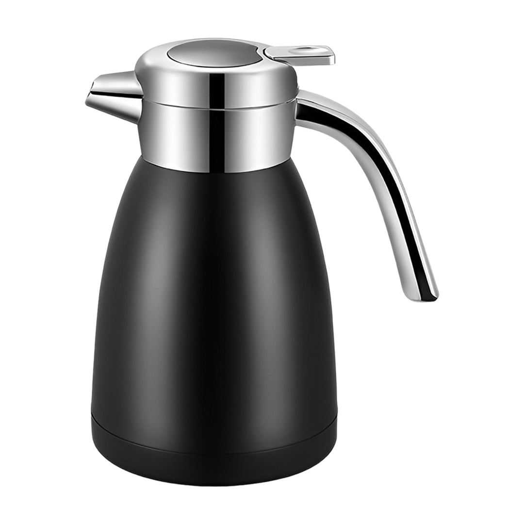 SOGA 1.8L Stainless Steel Insulated Vacuum Flask Water Bottle Black • LUZ-WaterJug18BLK