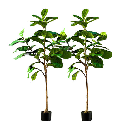 SOGA 2X 155cm Green Artificial Indoor Qin Yerong Tree Fake Plant Simulation Decorative • LUZ-APlantFH15536X2