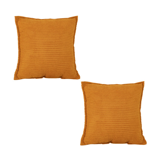 SOGA 2X 50cm Throw Pillow Mustard Wabi Sabi Arches Indoor and Outdoor Kavka for Home Decor • LUZ-FrenchCushion345X2