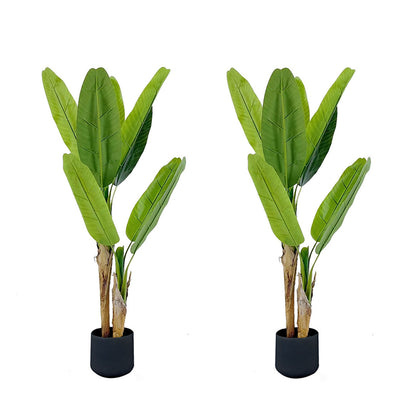 SOGA 2X 160cm Banna Plant Bird of Paradise Tree Artificial Plant Home Accent Decor • LUZ-APlantFHBJS16017X2