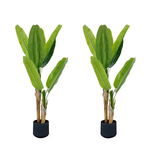 SOGA 2X 160cm Banna Plant Bird of Paradise Tree Artificial Plant Home Accent Decor • LUZ-APlantFHBJS16017X2