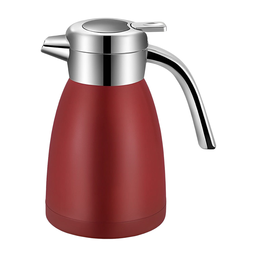 SOGA 2.2L Stainless Steel Insulated Vacuum Flask Water Bottle Red • LUZ-WaterJug22RED