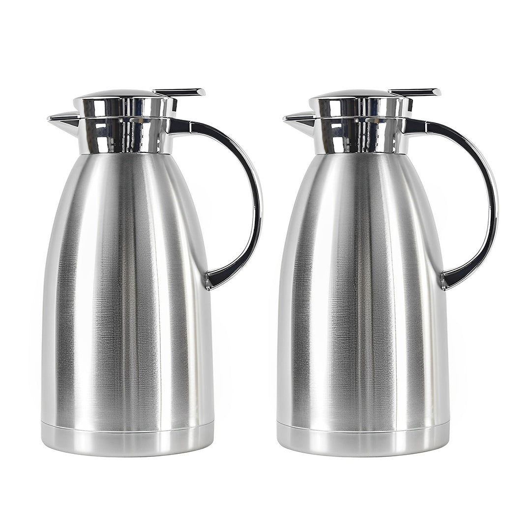 SOGA 2X 2.3L Stainless Steel Insulated Vacuum Flask Water Coffee Jug Thermal • LUZ-BottleWKE23X2