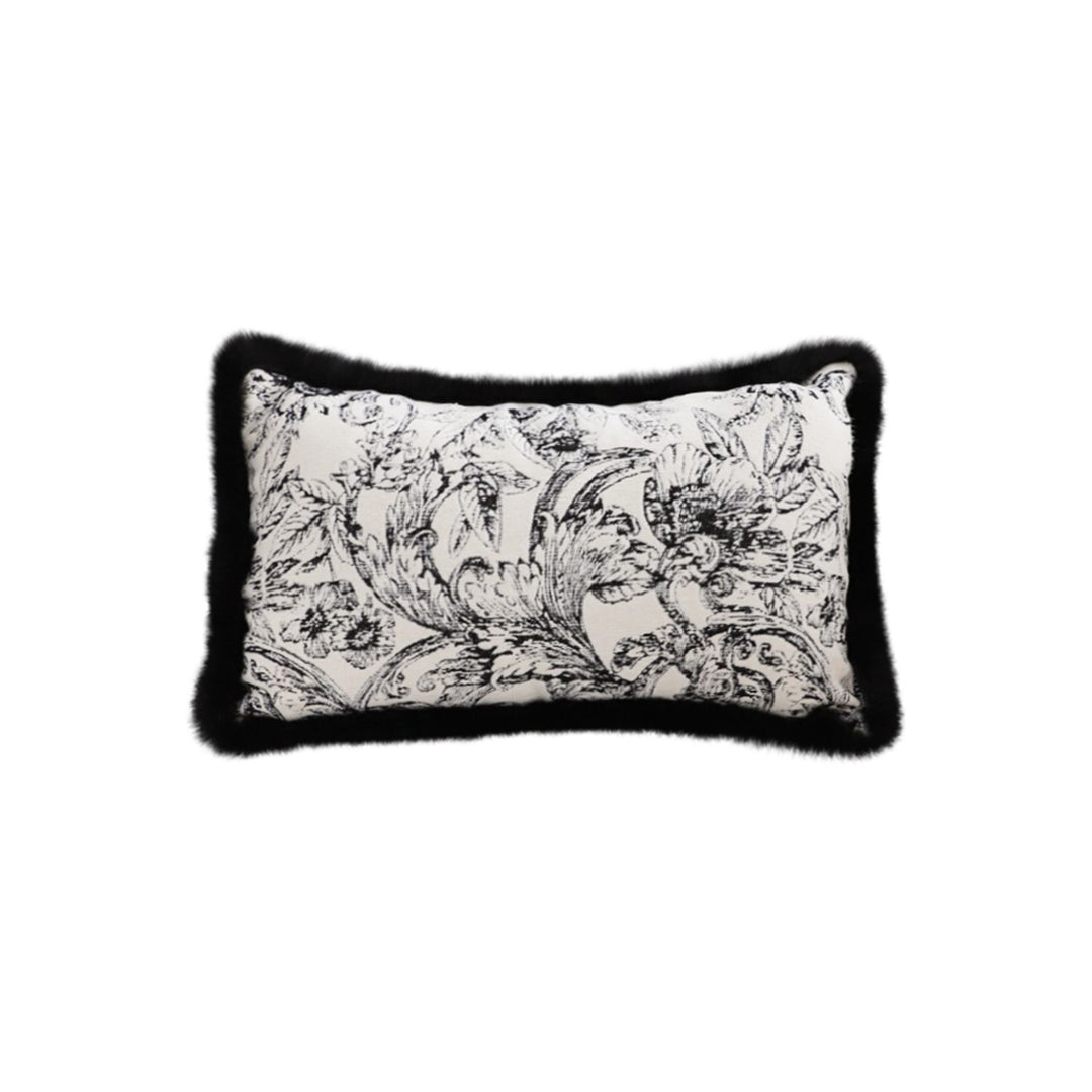 SOGA 35cm Elegant Decorative Luxury Victorian Rose French Embroidery Throw Pillow • LUZ-FrenchCushion224