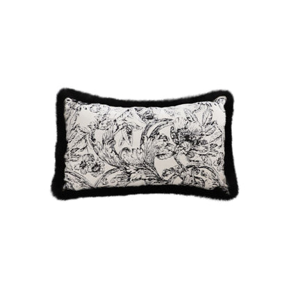 SOGA 35cm Elegant Decorative Luxury Victorian Rose French Embroidery Throw Pillow • LUZ-FrenchCushion224