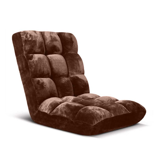 SOGA Floor Recliner Folding Lounge Sofa Futon Couch Folding Chair Cushion Coffee • LUZ-LoungeChairCoffee
