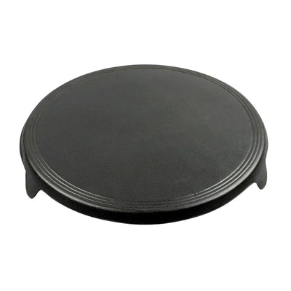 SOGA 33CM Reversible Round Cast Iron Crepes Pan Baking Cookie Pancake Pizza Bakeware • LUZ-ZPai052A