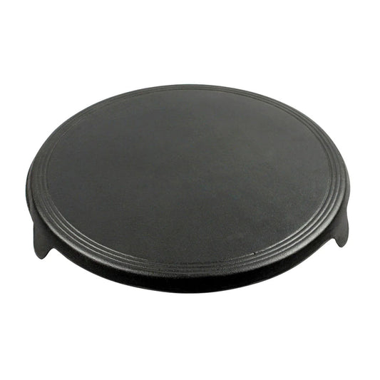 SOGA 33CM Reversible Round Cast Iron Crepes Pan Baking Cookie Pancake Pizza Bakeware • LUZ-ZPai052A