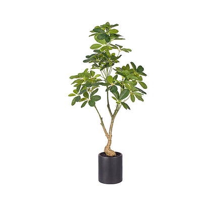 SOGA 120cm Artificial Natural Green Schefflera Dwarf Umbrella Tree Fake Tropical Indoor Plant Home Office Decor • LUZ-APlantQXY120