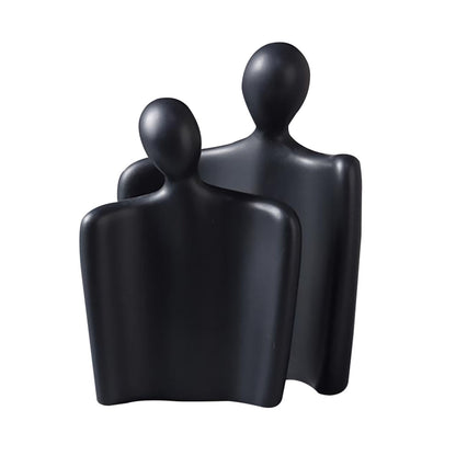 SOGA Ornament Set of 2 Abstract Human Figurine Sculptures Minimalist Modern Art Statues for Home Décor • LUZ-Ornament2949
