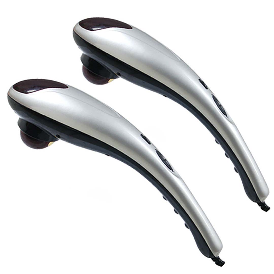 SOGA 2X Hand Held Full Body Massager Shoulder Back Leg Pain Therapy • LUZ-MassagerBlackX2