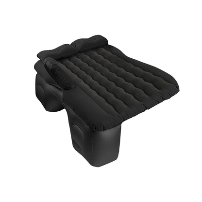 SOGA Black Ripple Inflatable Car Mattress Portable Camping Air Bed Travel Sleeping Kit Essentials • LUZ-CarMat005