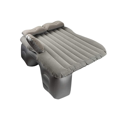SOGA Grey Stripe Inflatable Car Mattress Portable Camping Rest Air Bed Travel Compact Sleeping Kit Essentials • LUZ-CarMat002