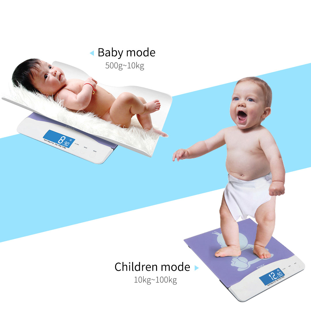 SOGA 2X 100kg Digital Baby Scales Electronic LCD Display Paediatric Infant Weight Monitor • LUZ-BabyScaleX2