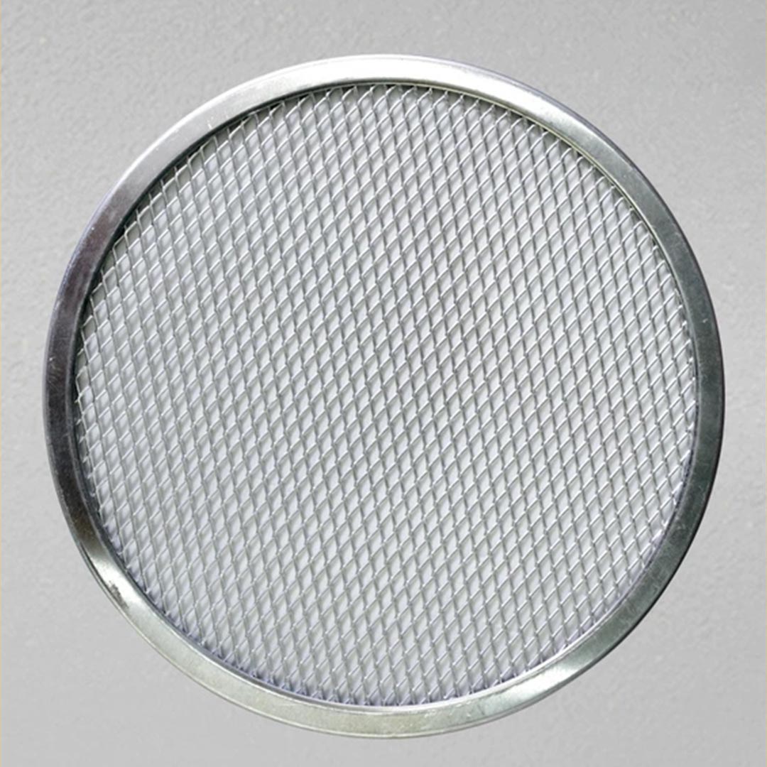 SOGA 6X 9-inch Round Seamless Aluminium Nonstick Commercial Grade Pizza Screen Baking Pan • LUZ-PizzaScreen11704X6