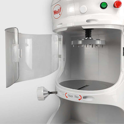 SOGA 2X 350W Commercial Ice Shaver Crusher Machine Automatic Snow Cone Maker • LUZ-IceShaverBY118X2