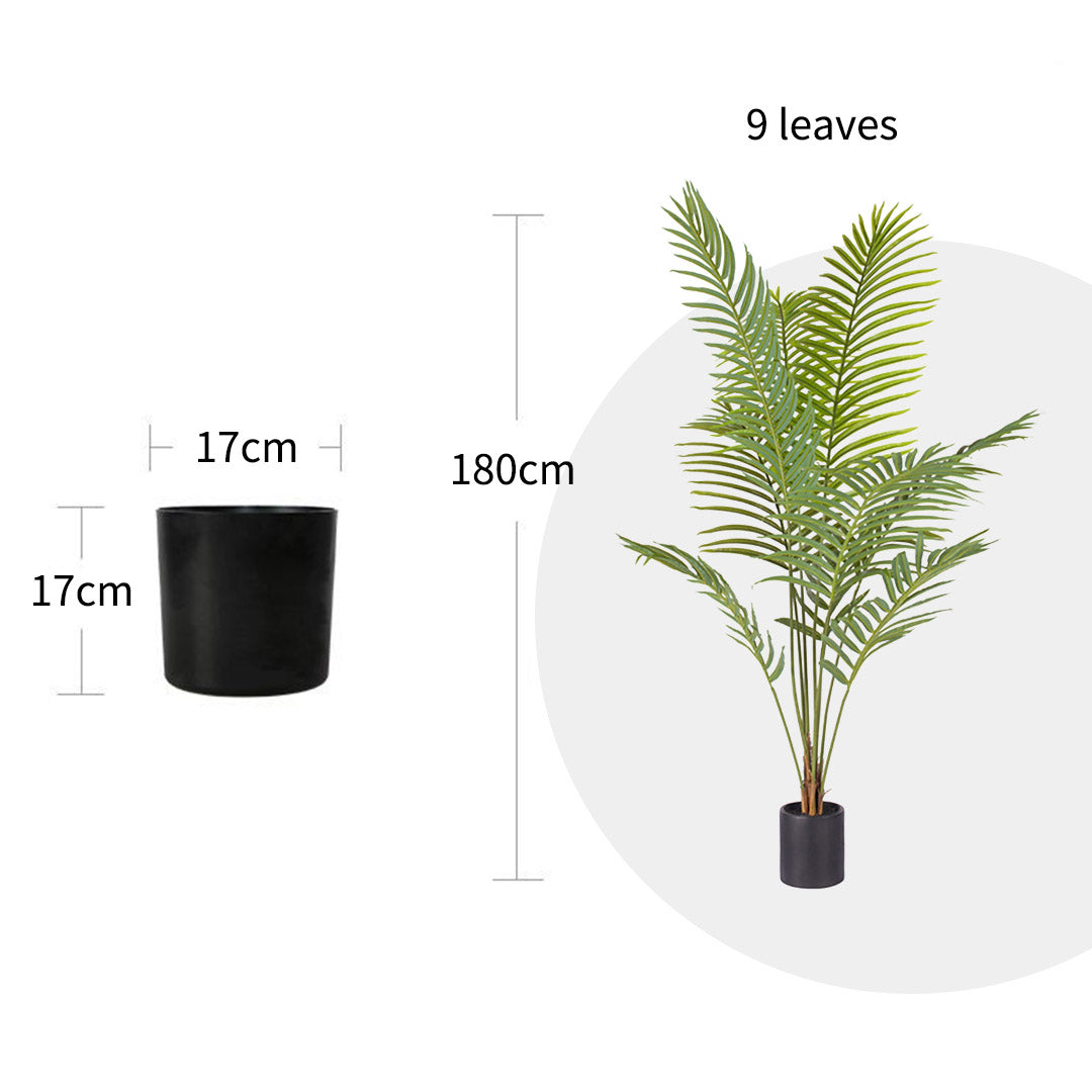 SOGA 4X 180cm Green Artificial Indoor Rogue Areca Palm Tree Fake Tropical Plant Home Office Decor • LUZ-APlant1806X4