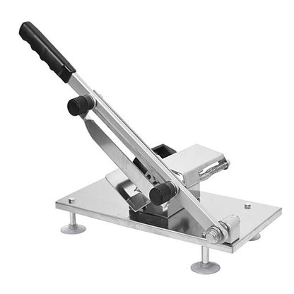 SOGA Manual Frozen Meat Slicer Handle Meat Cutting Machine 18/10 Commercial Grade Stainless Steel • LUZ-MeatSlicerManual