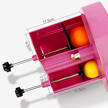 SOGA 2X Commercial Manual Vegetable Fruit Slicer Kitchen Cutter Machine Pink • LUZ-FruitCutterPinkX2