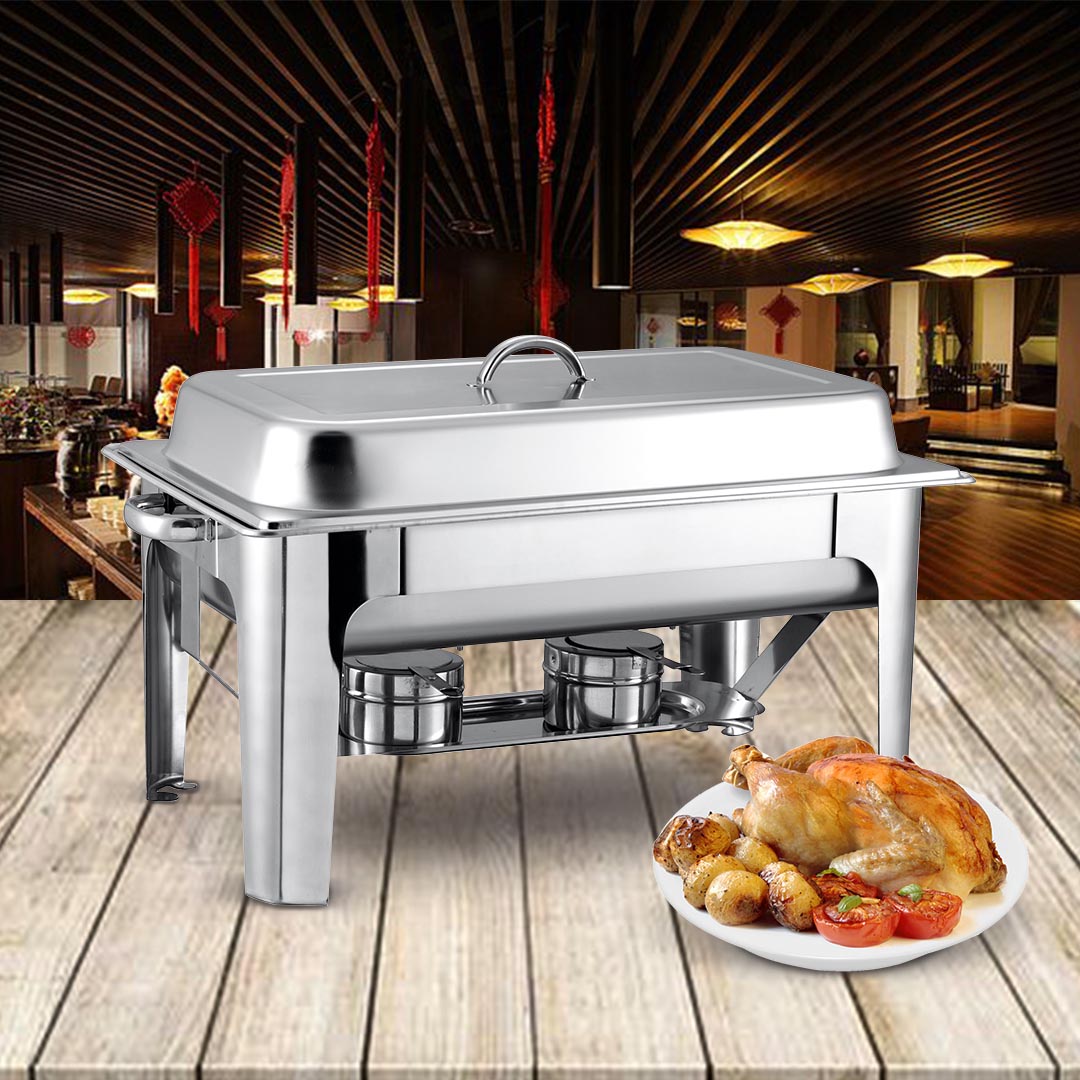 SOGA 9L Stainless Steel Chafing Catering Dish Food Warmer • LUZ-ChafingDish56061