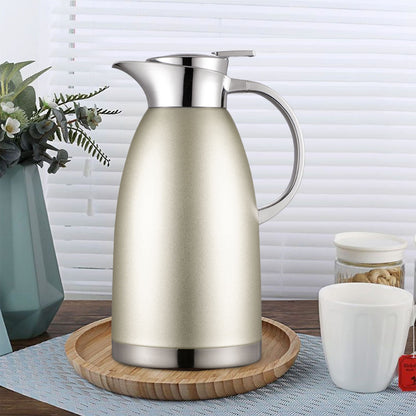 SOGA 1.8LSilver Double-Wall vacuum with 2 layers stainless steel Construction Thermal Flask • LUZ-BottleWKE16