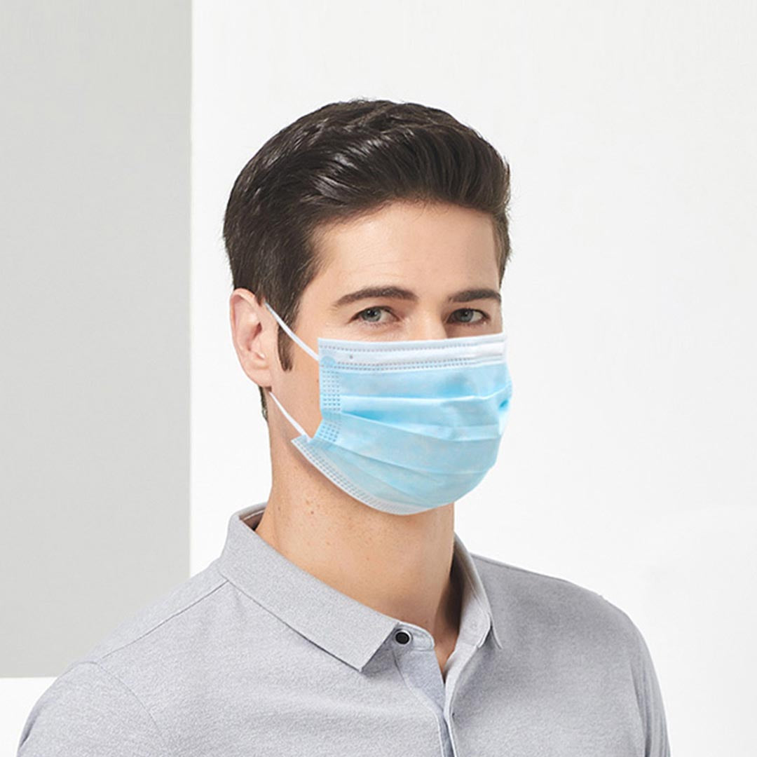 60 Pcs Anti Dust Filter Disposable Protective Sanitary Face Mask • LUZ-DMaskX50