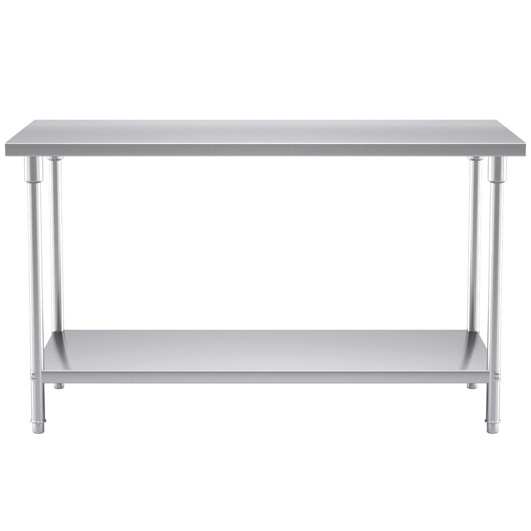 SOGA 150*70*85cm Commercial Catering Kitchen Stainless Steel Prep Work Bench • LUZ-WorkBenchSS2010150CM