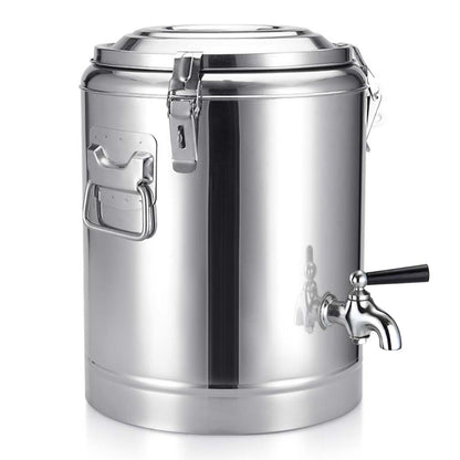 SOGA 2X 22L Stainless Steel Insulated Stock Pot Dispenser Hot & Cold Beverage Container With Tap • LUZ-InsulatedPotwTap3102X2