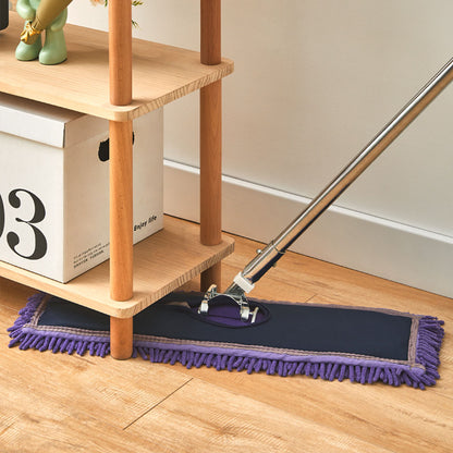 SOGA 90x22 Purple Microfiber Flat Mop Floor Cleaning Pads Rotating Dust Remover • LUZ-MopHead90
