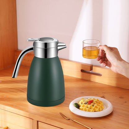 SOGA 1.2L Stainless Steel Insulated Vacuum Flask Water Bottle Green • LUZ-WaterJug12GRE