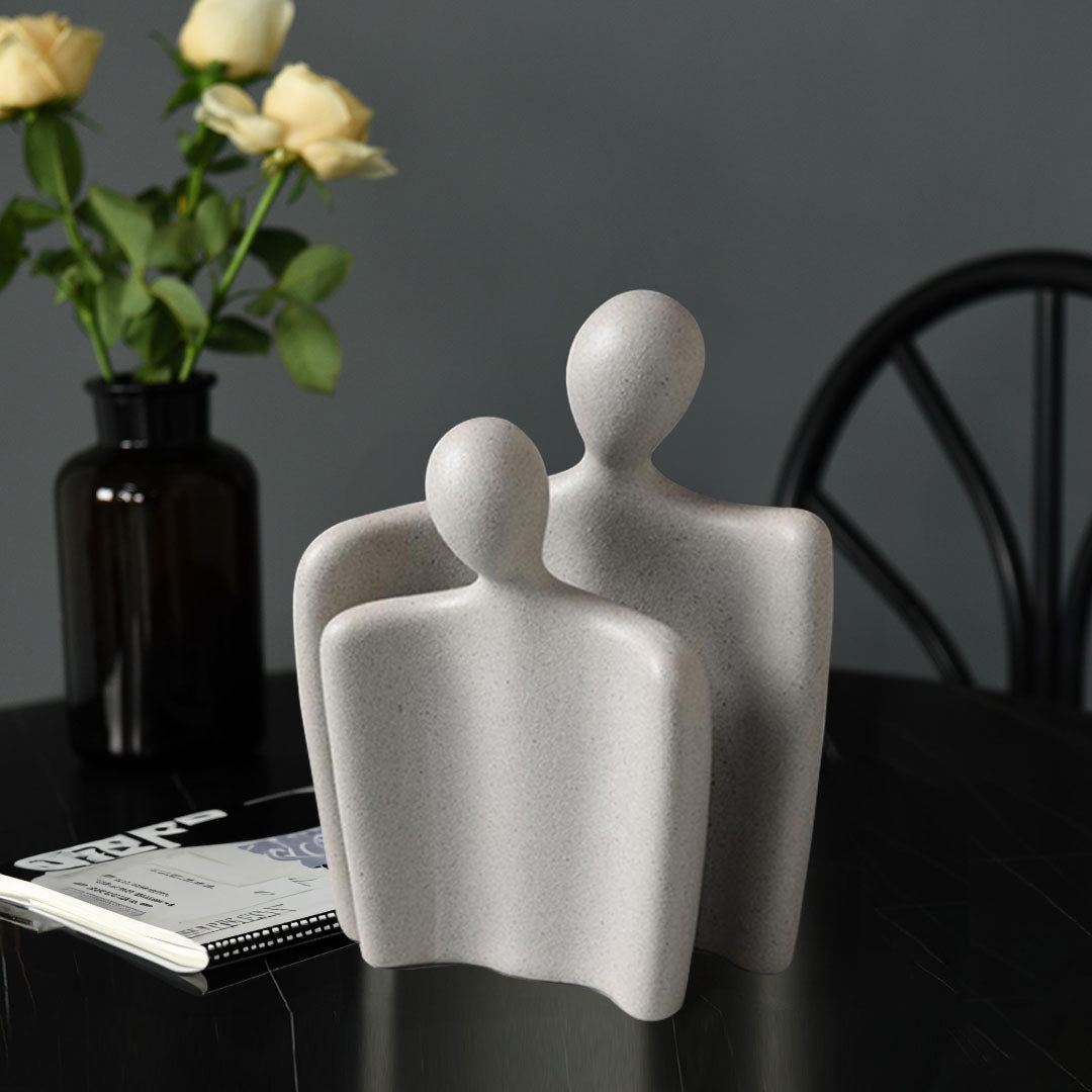 SOGA 2X Ornament Set of 2 Abstract Human Figurine Sculptures Minimalist Modern Art Statues for Home Décor • LUZ-Ornament2948X2