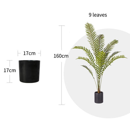 SOGA 4X 160cm Green Artificial Indoor Rogue Areca Palm Tree Fake Tropical Plant Home Office Decor • LUZ-APlant1609X4
