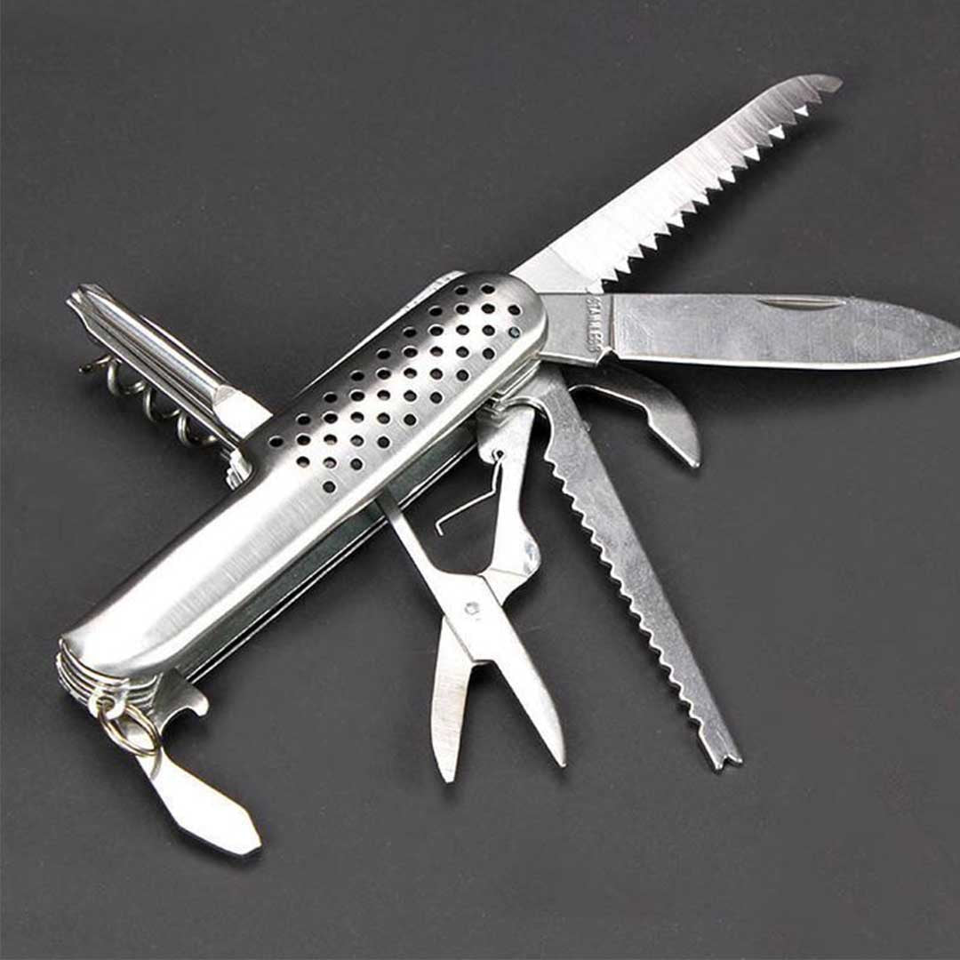SOGA Multi Function Army Knife Tool Swiss Style 102 • LUZ-Knife102