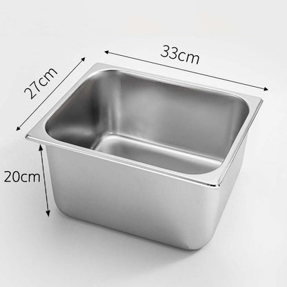 SOGA 4X Gastronorm GN Pan Full Size 1/2 GN Pan 20cm Deep Stainless Steel Tray • LUZ-GastronormPans5412X4