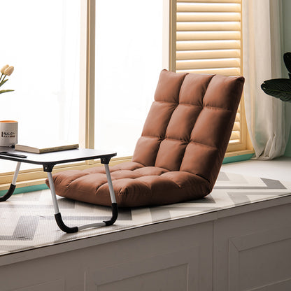 SOGA 4X Coffee Lounge Floor Recliner Adjustable Gaming Sofa Bed Foldable Indoor Outdoor Backrest Seat Home Office Decor • LUZ-LoungeD1463X4