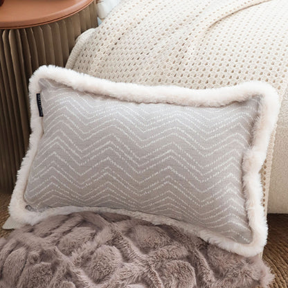 SOGA 30cm  Wabi-sabi Cushion Herringbone Lumbar Throw  Pillow • LUZ-FrenchCushion265