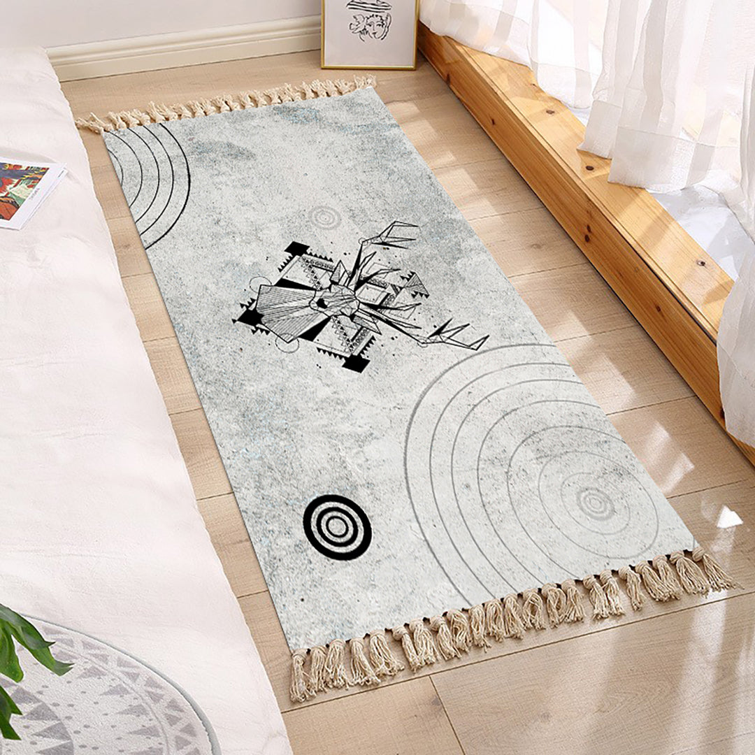 SOGA 90cm Woven Minimalist Bedroom Area Rug Carpet, Home Decor • LUZ-CarpetFLSA17